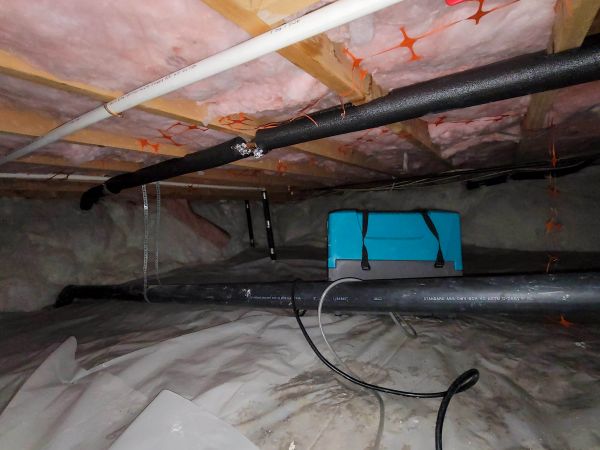 Crawl Space Water Remediation in Milford